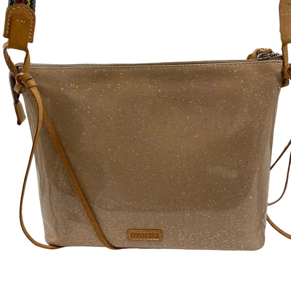 Consuela Tan and Multicolor Crossbody Bag - Picture 4 of 8